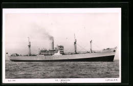 AK Handelsschiff SS Benavon Ruhig Auf See Liegend  - Commerce