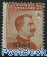 Aegean Islands 1912 Simi, 20c, No WM 1v, Mint NH - Ägäis