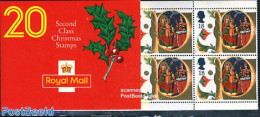 Great Britain 1991 Christmas Booklet, Mint NH, Religion - Christmas - Stamp Booklets - Other & Unclassified