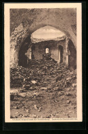 AK Belgrad, Citadelle Nach Der Beschiessung, Zerschossene Garnisonkirche  - Serbie