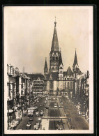 AK Berlin-Charlottenburg, Tauentzienstrasse Mit Kaiser-Wilhelm-Gedächtniskirche  - Charlottenburg