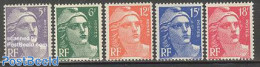 France 1951 Definitives 5v, Mint NH - Nuovi
