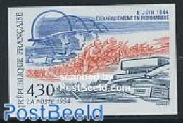 France 1994 Normandy Troops 1v Imperforated, Mint NH, History - Unused Stamps