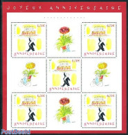 France 2004 Anniversaire M/s Of 5 Stamps, Mint NH, Various - Greetings & Wishing Stamps - Ongebruikt