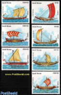 Guinea Bissau 1988 Antique Ships 7v, Mint NH, Transport - Ships And Boats - Barche