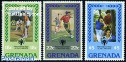 Grenada 1979 Year Of The Child 3v, Mint NH, Sport - Various - Baseball - Cricket - Sport (other And Mixed) - Year Of T.. - Béisbol