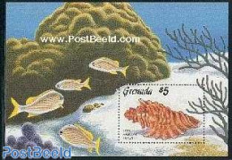 Grenada 1986 Shells S/s, Mint NH, Nature - Shells & Crustaceans - Marine Life