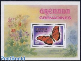 Grenada Grenadines 1982 Butterflies S/s, Mint NH, Nature - Butterflies - Grenada (1974-...)