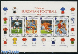 Gibraltar 1996 European Football Games S/s, Mint NH, Sport - Football - Gibraltar