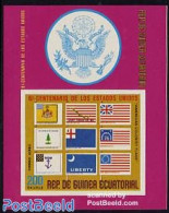 Equatorial Guinea 1975 US Bicentenary S/s, Mint NH, History - Flags - US Bicentenary - Guinea Ecuatorial