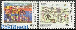 Greenland 1998 Europa, Festivals 2v, Mint NH, History - Various - Europa (cept) - Folklore - Unused Stamps