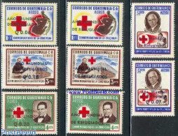 Guatemala 1960 World Refugees Year 8v, Mint NH, Health - History - Various - Red Cross - Refugees - Int. Year Of Refug.. - Rotes Kreuz