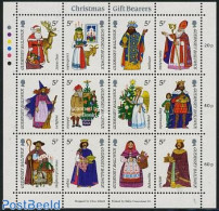 Guernsey 1985 Christmas 12v M/s, Mint NH, Religion - Christmas - Saint Nicholas - Noël