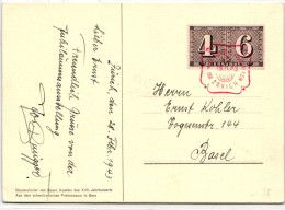 Schweiz 416 Auf Postkarte Als Einzelfrankatur #JF190 - Andere & Zonder Classificatie