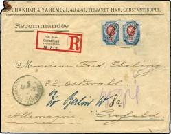 Russland Post In Levante, 1906, 24 Y, Brief - Otros & Sin Clasificación