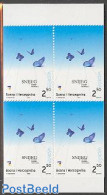 Bosnia Herzegovina 2003 Europa 4v In Booklet, Mint NH, History - Nature - Europa (cept) - Butterflies - Stamp Booklets - Zonder Classificatie