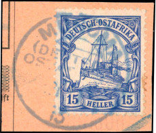 Deutsche Kolonien Ostafrika, 33, Briefstück - Afrique Orientale