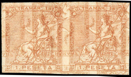 Span. Westindien, 1871, 49 U (2), Ohne Gummi - Asia (Other)