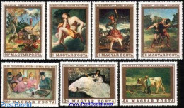 Hungary 1969 French Paintings 7v, Mint NH, Art - Henri De Toulouse-Lautrec - Modern Art (1850-present) - Paintings - P.. - Unused Stamps