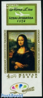 Hungary 1974 Mona Lisa 1v Imperforated, Mint NH, Art - Leonardo Da Vinci - Paintings - Unused Stamps