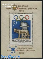 Hungary 1960 Olympic Games Rome S/s, Mint NH, Sport - Olympic Games - Olympic Winter Games - Art - Sculpture - Nuovi