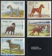 Ireland 1983 Dogs 5v, Mint NH, Nature - Dogs - Neufs