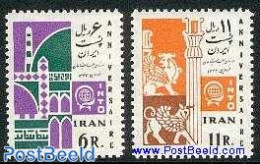Iran/Persia 1964 INTO 2v, Mint NH, Various - Tourism - Iran