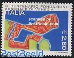 Italy 2004 Venice Arsenal 1v, Mint NH, Various - Maps - Altri & Non Classificati