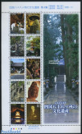 Japan 2007 Temple Pilgrimage In Skikoku 10v M/s, Mint NH, Art - Sculpture - Nuevos