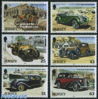 Jersey 1999 Automobiles 6v, Mint NH, Transport - Automobiles - Aircraft & Aviation - Ships And Boats - Automobili