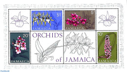 Jamaica 1973 Orchids S/s, Mint NH, Nature - Flowers & Plants - Orchids - Giamaica (1962-...)