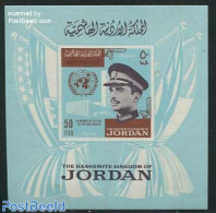 Jordan 1965 UNO Visit S/s, Mint NH, History - United Nations - Jordanie