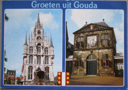 HOLLAND NETHERLAND GOUDA CATHEDRAL CITY TOWN KARTE POSTCARD CARTOLINA ANSICHTSKARTE CARTE POSTALE POSTKARTE CARD - Gouda