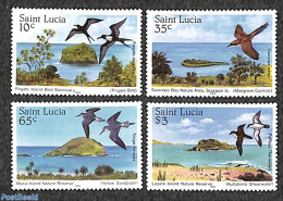 Saint Lucia 1985 Birds 4v, Mint NH, Nature - Birds - National Parks - Natura