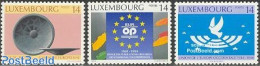 Luxemburg 1994 Mixed Issue 3v, Mint NH, History - Europa Hang-on Issues - Art - Art & Antique Objects - Neufs