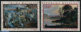 Madagascar 1969 Paintings 2v, Mint NH, Nature - Trees & Forests - Art - Modern Art (1850-present) - Paintings - Rotary, Club Leones