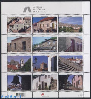 Portugal 2005 Historic Villages 12v M/s, Mint NH, Art - Architecture - Unused Stamps