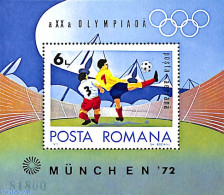 Romania 1972 Olympic Games Munich S/s, Mint NH, Sport - Football - Olympic Games - Ongebruikt
