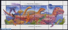 Saint Vincent 1994 Preh. Animals 8v M/s, Dimorphodon, Mint NH, Nature - Prehistoric Animals - Prehistóricos