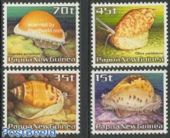 Papua New Guinea 1986 Shells 4v, Mint NH, Nature - Shells & Crustaceans - Marine Life