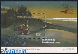 Portugal 1985 Aitalia 85, Animals S/s, Mint NH, Nature - Animals (others & Mixed) - Environment - Rabbits / Hares - Ph.. - Ungebraucht