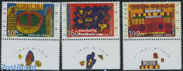 Israel 1996 Jewish Festivals 3v, Mint NH, Religion - Judaica - Ongebruikt (met Tabs)