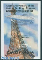 Maldives 1993 Hugo Eckener S/s, Mint NH, Transport - Zeppelins - Zeppelin