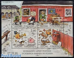 Finland 1994 Post, Comics S/s, Mint NH, Nature - Dogs - Post - Art - Comics (except Disney) - Ungebraucht