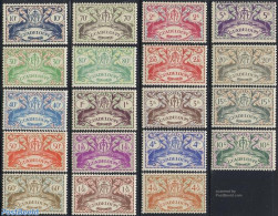 Guadeloupe 1945 Definitives 19v, Mint NH, Nature - Fish - Ungebraucht