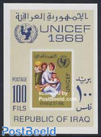 Iraq 1968 UNICEF S/s, Mint NH, History - Unicef - Irak