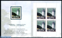 Latvia 2010 Uzavas Lighthouse Booklet, Mint NH, Various - Stamp Booklets - Lighthouses & Safety At Sea - Maps - Sin Clasificación