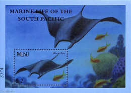 Palau 2000 Manta Ray S/s, Mint NH, Nature - Fish - Fische