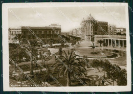 Foggia Città RETRO BIANCO PIEGA Foto FG Cartolina ZK6171 - Foggia