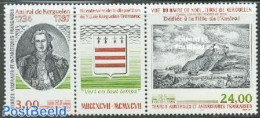 French Antarctic Territory 1997 De Tremarec 2v+tab [:T:], Mint NH, History - Coat Of Arms - Nuevos